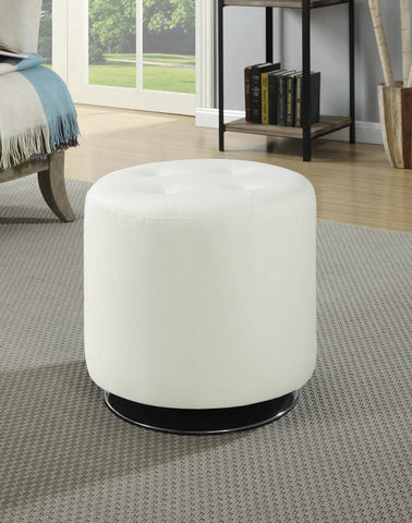 White Puff Stool