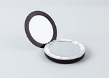 Black LED Round Mirror