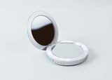 Grey LED Round Mirror