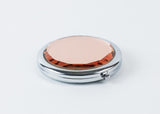 Orange Ruby Round Mirror