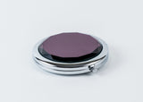 Magenta Ruby Round Mirror