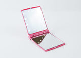 Pink LED Square Mirror