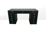 Black Vanity Desk - 59in