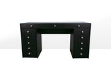 Black Vanity Desk - 59in