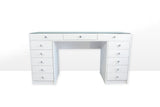 White Vanity Desk - 59in