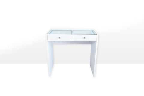 White Vanity Desk - 33in